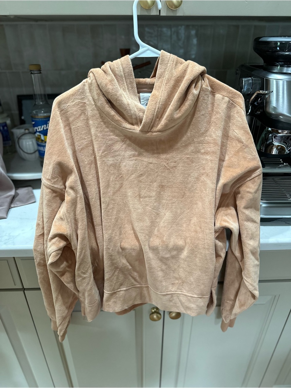 aerie Peach-Tone Cowl Hoodie Sweater